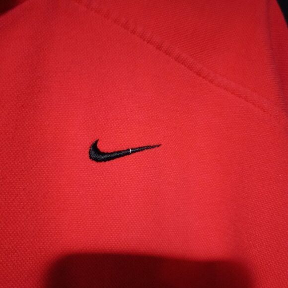 Vintage Georgia Bulldogs Nike Half-Zip Pullover Jacket - Red - Picture 4 of 7